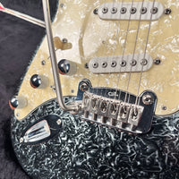 G&L S-500 1994 Left Handed One of a Kind Black Mother of Pearl Swirl One Owner One of Kind With Original Case.