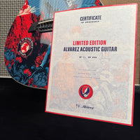 2019 Alvarez AF60GD Sunshine Grateful Dead - Ltd Edition Sunshine #46 of 400 Jerry Garcia Phil Lesh Bob Weir