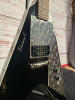 2024 Bell & Hern Custom Black Eisenhower Eliminator One Flying V Seymour's and Kluson Hardware
