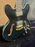2025 Bell & Hern Custom "Black Galaxy" ES-335 Alvin, Clapton, Stevie,J.B. W/HSC