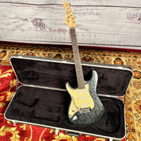 G&L S-500 1994 Left Handed One of a Kind Black Mother of Pearl Swirl One Owner One of Kind With Original Case.