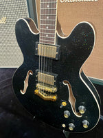 2025 Bell & Hern Custom "Black Galaxy" ES-335 Alvin, Clapton, Stevie,J.B. W/HSC