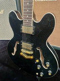 2025 Bell & Hern Custom "Black Galaxy" ES-335 Alvin, Clapton, Stevie,J.B. W/HSC