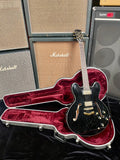 2025 Bell & Hern Custom "Black Galaxy" ES-335 Alvin, Clapton, Stevie,J.B. W/HSC