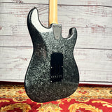G&L S-500 1994 Left Handed One of a Kind Black Mother of Pearl Swirl One Owner One of Kind With Original Case.