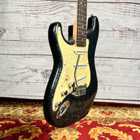G&L S-500 1994 Left Handed One of a Kind Black Mother of Pearl Swirl One Owner One of Kind With Original Case.