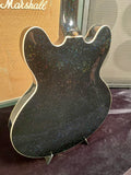 2025 Bell & Hern Custom "Black Galaxy" ES-335 Alvin, Clapton, Stevie,J.B. W/HSC