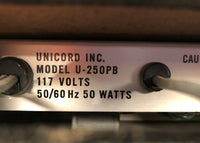 Rare 1975 Univox UB250 Piggyback 20w 1x15" Bass Amp