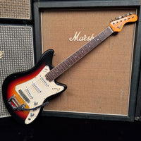 1966 Vox Spitfire V235 Sunburst With Teardrop Original Case Made in Italy