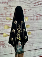 2024 Bell & Hern Custom Black Eisenhower Eliminator One Flying V Seymour's and Kluson Hardware