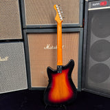1966 Vox Spitfire V235 Sunburst With Teardrop Original Case Made in Italy