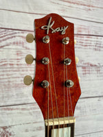 1950's Kay K-22 Jumbo Natural W/ Case Mccartney, Dylan, Elvis, EC
