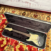G&L S-500 1994 Left Handed One of a Kind Black Mother of Pearl Swirl One Owner One of Kind With Original Case.