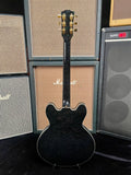 2025 Bell & Hern Custom "Black Galaxy" ES-335 Alvin, Clapton, Stevie,J.B. W/HSC