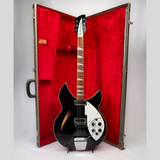 Rickenbacker Double Bound 1967 Black 365 OS  With Rare Original Case One Owner