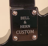 2021 Bell & Hern Custom Black On Black Keith Caster Custom made for Keith Richards