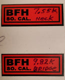 2021 Bell & Hern Custom Black On Black Keith Caster Custom made for Keith Richards