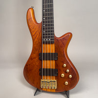 Schecter Diamond Series Studio 5 Custom Bass Stiletto Honey Satin One Owner Mint