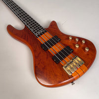 Schecter Diamond Series Studio 5 Custom Bass Stiletto Honey Satin One Owner Mint