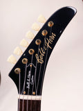 Bell & Hern Custom 2022 Detroit I Futuristic Black Korina Chambered '59 Special Brazilian Rosewood Fretboard